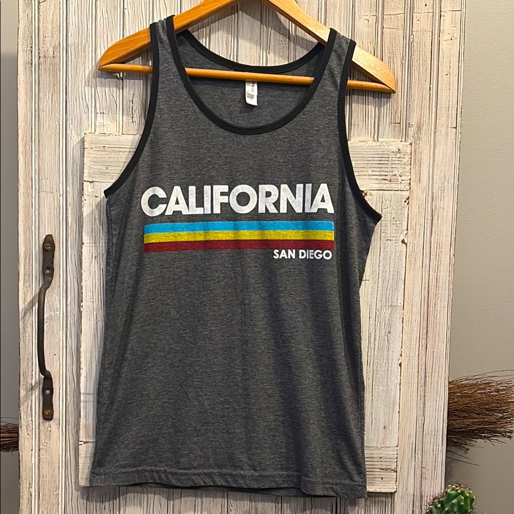 California San Diego Tank Top Gray Size S EUC